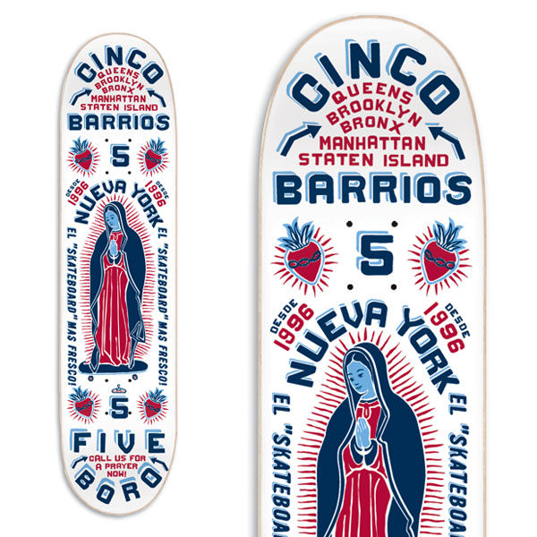 Awesome 5boro Skateboard Deck Designs - Marsuno