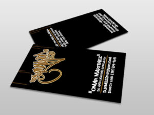 Dj Omargod Business Cards
