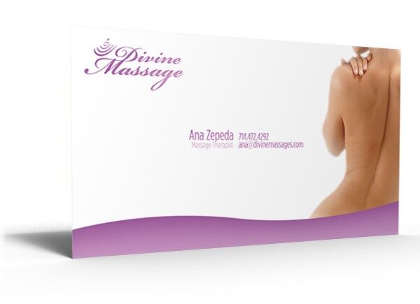 Divine Massages Business Cards