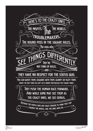 Hand Lettered Typographic Posters