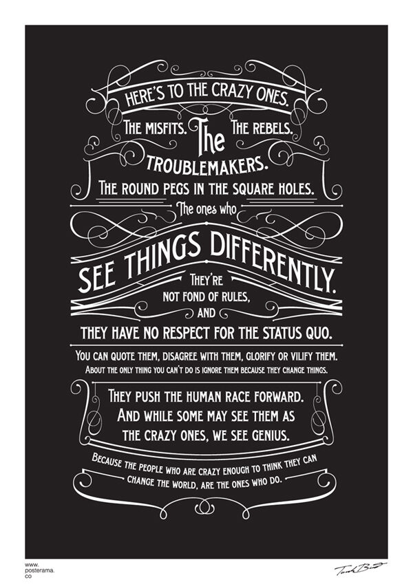 Hand Lettered Typographic Posters